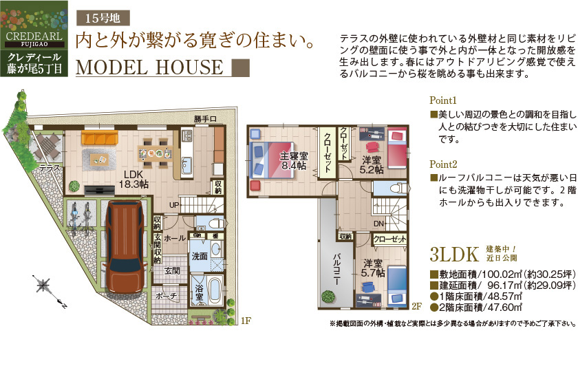 モデルハウスの間取り